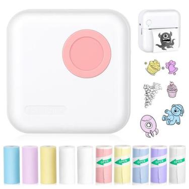 Imagem de Mini Impressora Térmica Bluetooth ST-CARE Pocket - com 10 Rolos de Pap