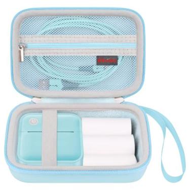 Imagem de Estojo de Transporte Elonbo para Impressora de Etiquetas INVISEN - Azu