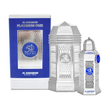 Imagem de Água de Perfume Al Haramain 50 Years Platinum Oud - 3,3ml