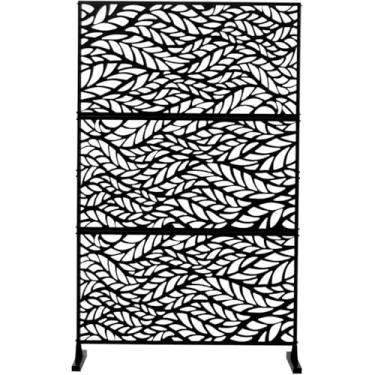 Imagem de Biombo Reto Folhagem de Metal Interno/Externo 1,8x1,2mt