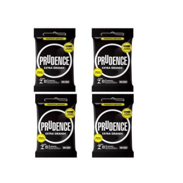 Imagem de Camisinha Preservativo 56mm Extra Grande Prudence 12 Unidade