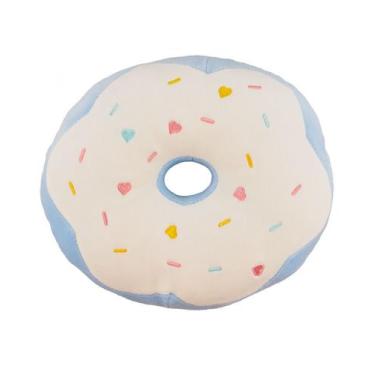 Imagem de Rosquinha Marrom Rosa ou Azul 20x21cm Pelúcia - Fofy Toys, Azul
