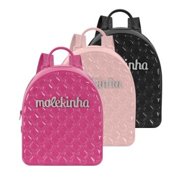 Imagem de Mochila Infantil Molekinha Com Ziper Bolsa Menina 20023.1