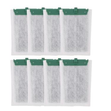 Imagem de 8 cartuchos de filtro de substituição médios compatíveis com Tetra Whisper Bio-Bag, acessórios de peças de tanque de peixes para 10i IQ10 PF10 ReptoFilter, aquário de 5 a 10 galões
