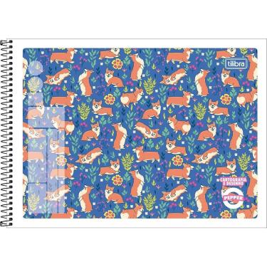 Imagem de Caderno de Desenho e Cartografia Pepper Capa Flexível 40 Folhas Tilibra