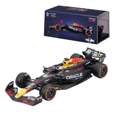 Imagem de Bburago 1:43 2024 Race Oracle Red Bull RB20 with Helmet, Verstappen #1