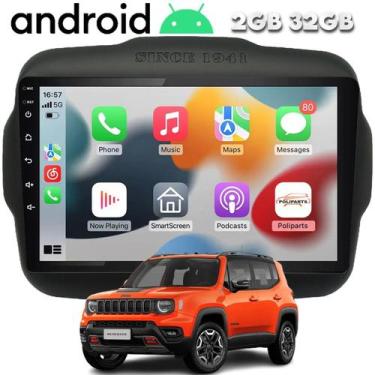 Imagem de Central Multimidia Android Jeep Renegade 201 a 2023 GPS Wifi Bluetooth