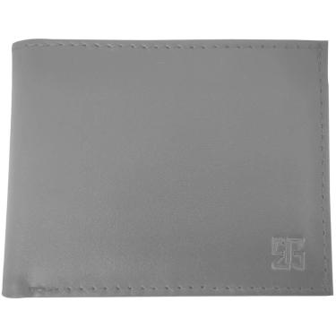 Imagem de Carteira Compacta Masculina Slim Couro Preta Lisa Porta Cartão Veneza Briolly