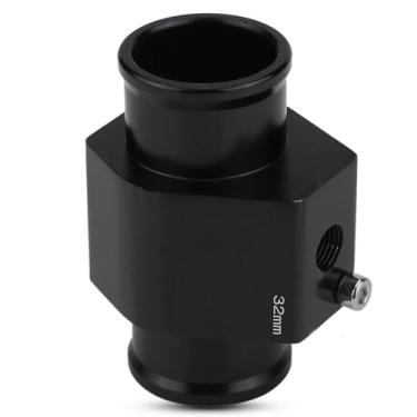 Imagem de Tubo Articulação Temperatura água, Adaptador de Medidor de Sensor, Adaptador de Sensor de Temperatura Liga de Alumínio para a Maioria Dos Carros, Instalação Fácil Com Grampos