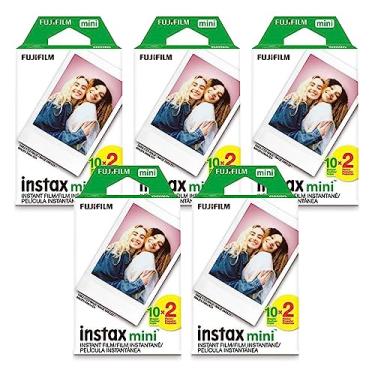 Imagem de Fujifilm Instax Mini 100 Filme para Fuji 7S 8 25 50S 90 300 Câmera Instantânea, Compartilhe SP-1 Branco, Pacote com 5