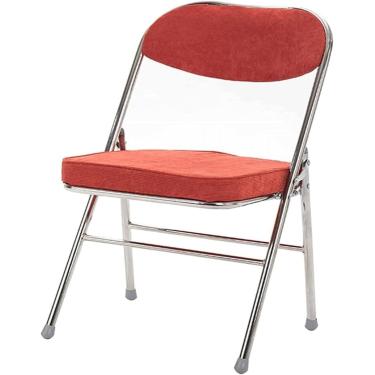 Imagem de Cadeira De Escritório Cadeira De Mesa Estofada Cadeira Dobrável Com Tecido De Veludo Cotelê Assento De Jantar Acolchoado Para Cozinha Quarto Escritório Reunião Cadeira De Evento, Si, B