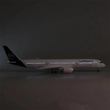 Imagem de Avião De Brinquedo Airbus A350 Lufthansa Em Escala 1/142, Modelo Em Re