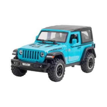 Imagem de Escala 1:32 Wrangler Rubicon Diecast Toy Car Portas Abertas Som Luz Pu