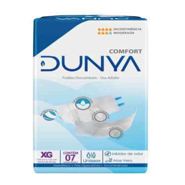 Imagem de Fralda Descartável Adulto Dunya Comfort Unissex XG 7 Unidades