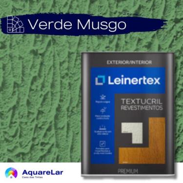 Imagem de Textura Textucril Leinertex 23Kg, VERDE MUSGO