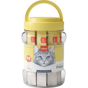 Imagem de Truly Petiscos Creamy Para Gatos Sabor de Frango 40 unidades - wanpy