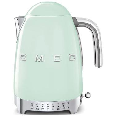 Imagem de Retro Chaleira Elétrica Capacidade 1.7L 1500W, KFL04 PGUS, 110v, SMEG KLF04PGUS, Verde