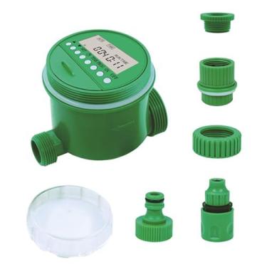 Imagem de Temporizador de irrigação | Temporizador de irrigação de jardim | Controlador de dispositivo de irrigação com configurações ajustáveis para uso no jardim, piscina, gramado