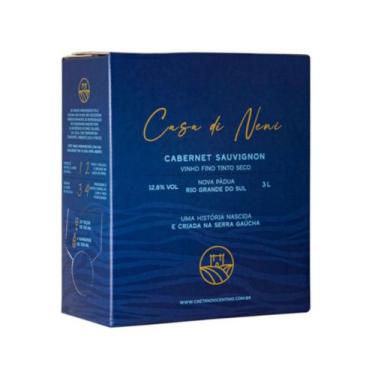 Imagem de Vinho Tinto Bag in Box Caetano Vicentino Casa Di Neni Cabernet Sauvign