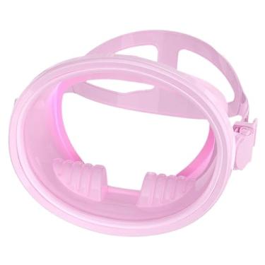 Imagem de Fenteer Óculos de mergulho, máscara de snorkel para adultos, visão ampla, equipamento leve e profissional para mergulho com snorkel, Rosa