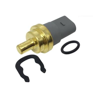 Imagem de Sensor de Temperatura do Líquido de Arrefecimento e Anel de O-ring de 2 Pinos para VW Volkswagen Audi 06A919501A