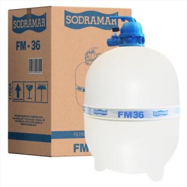 Imagem de Filtro Para Piscinas Até 78 Mil Litros Fm Sodramar, FM-36/40.000L
