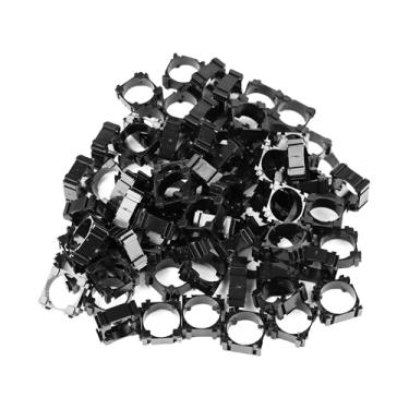 Imagem de Hamibus Kit de suporte espaçador de bateria 18650 100 peças – Suporte de célula cilíndrica de plástico durável para montagem de bateria de lítio DIY, design modular seguro para projetos de