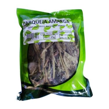 Imagem de Carqueja Amarga Baccharis Trimera, Talo e Folha, 25g, Produto Orgânico