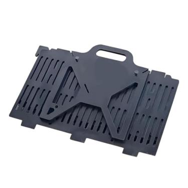 Imagem de Generic Churrasqueira a carvão dobrável, churrasqueira prática para churrasco ao ar livre, suporte para piqueniques, festas, pesca, suprimentos para
