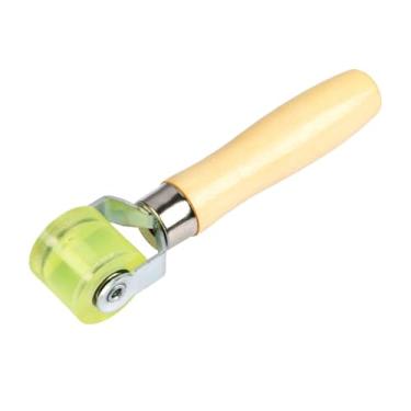 Imagem de JicSuXi Rolo de amortecimento de som automotivo, rolo de costura, ferramenta de manutenção e alisamento com cabo de madeira para projetos "faça você, S