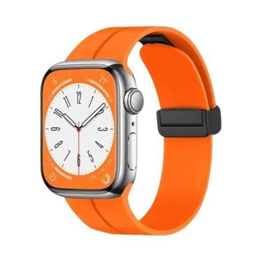 Imagem de Pulseira Magnética De Silicone De 49mm 45mm Para Apple Watch Ultra Sér