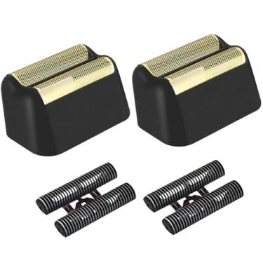 Imagem de Pacote com 2 peças de reposição profissional 5 Star Series Finale lâmina de substituição e barra de corte compatível com Wahl Shaver Foil 7031-100, 7043-100 cabeças de substituição de barbear