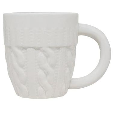 Imagem de Sweet Water Decor Suéter creme, caneca de café, caneca de Natal de cerâmica de 510 g, segura para lava-louças e micro-ondas, copo grande de inverno para café, chá e chocolate quente, presentes de