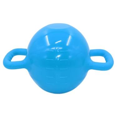Imagem de YIJU Kettlebell com água, Kettlebell portátil para ioga e fitness, fácil de usar, treinamento de força profissional com alça dupla, Azul