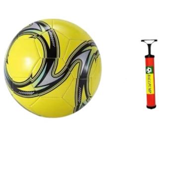 Imagem de Confira Kit Bola de Futebol Campo + Bomba de Encher Tamanho Oficial