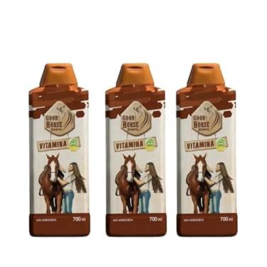 Imagem de kit 3 Shampoo Good Horse 700ml Vitamina A Cavalo Original