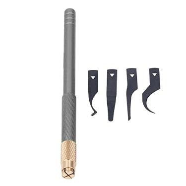 Imagem de Altamente Eficiente BGA Repair Blade Set para Extração Fácil de Fichas, Ideal para Cortar e Tiras, Adequado para Entusiastas e Profissionais de Bricolage [4 lâmina] (Cinza)