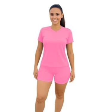 Imagem de Camiseta Feminina Manga Curta Dry Fitness Academia-Feminino