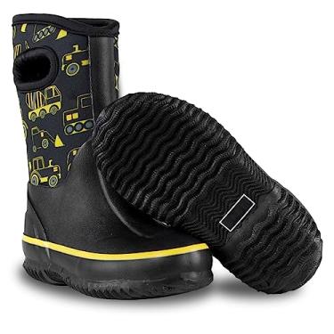 Imagem de Botas de lama para crianças isolantes Lone Cone para meninos e meninas – Botas de neve infantis impermeáveis – Botas de neoprene quentes para crianças – Botas quentes para crianças, Zona de