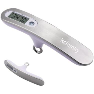 Imagem de Rcfamliy Balança de arco de tiro com arco digital Balança de peso recurvo/composta Balança de afinação de arco, g/oz/kg/lb 4 conversões de unidade, máximo 110 lb/50 kg, com tela LCD retroiluminada