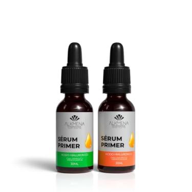 Imagem de Kit Sérum Facial Vitamina C + Ácido Hialurônico 30ml | Clareador, Hidratante e Antioxidante | Skincare Presenteável