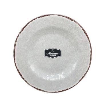 Imagem de Prato De Melamina Luxuoso 28cm Raso Prato Principal Mesa Posta Decoração De Mesa Armário Cozinha (1)