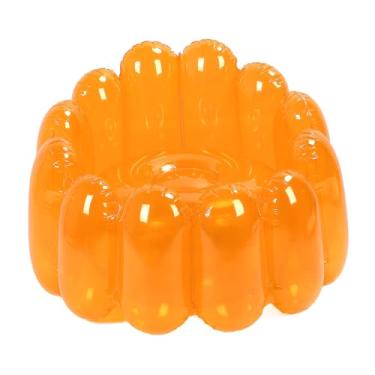 Imagem de Asixxsix Cadeira de sofá Inflável, sofá Inflável Portátil, Preguiçoso, Móveis de Assento de para Leitura, Sala de Estar, Quarto, Acampamento Casual (Laranja)