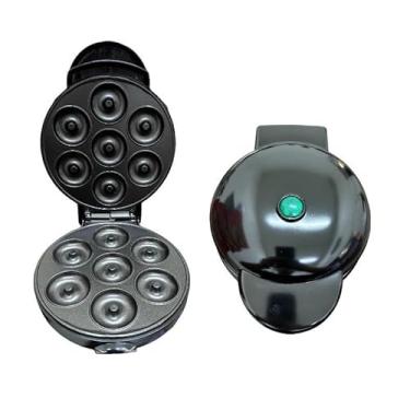 Imagem de Waffle MáQuina 110, MáQuina de Waffles Em Formato de Coração, Fácil de Limpar e Perfeita para o Café Da Manhã(preto 1)