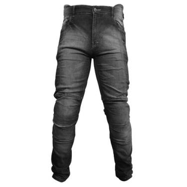 Imagem de Calça Jeans Motociclista CORSAIR  Preto  Racing Rabbit, 48