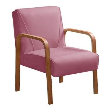 Imagem de Poltrona Decorativa Anita Cadeira Moderna Sala Recepção Bella Decor