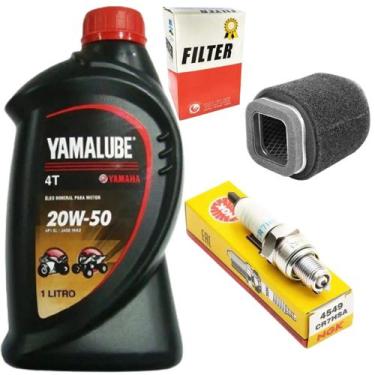 Imagem de Filtro Ar + Vela + Oleo Mineral 20w50 Ybr/ Factor 125 - NGK