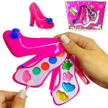 Imagem de Kit Maquiagem Infantil Batom Anti-alérgico Brinquedo Menina - Europio