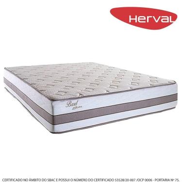 Imagem de Colchão Queen Herval Molas Ensacadas Basel, 34x158x198 cm