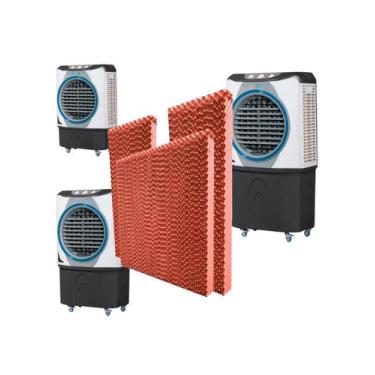 Imagem de Filtro Colmeia Climatizador AHM 45, 70 E 100 Litros Kit 3 Peças - POLO